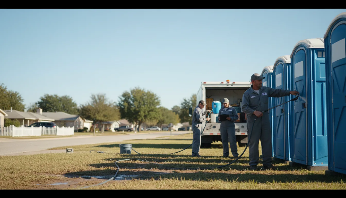 Long-Term Portable Toilet Rental in Fort Gaines, GA near me